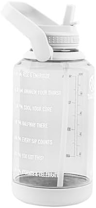 Takeya 885395541426 Tritan Bottle, Straw Lid and Extra Large Carry Handle Cloud White 64oz - Image 2