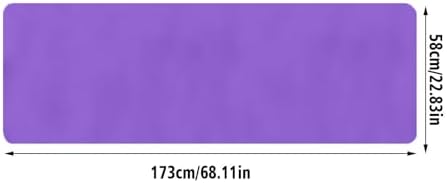 Yoga Mat Thick 1/5" Thick Non Slip Anti-Tear High Density Exercise Mat with Carrying Strap Large Yoga Mat for Floor, Gym, Fitness, Pilates, Stretching, Home Yoga, Workouts - Image 2