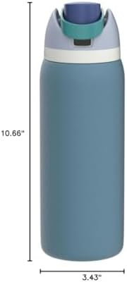 Owala FreeSip Insulated Stainless Steel Water Bottle with Straw, BPA-Free Sports Water Bottle, Great for Travel, 32 Oz, Denim - Image 8