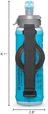 HydraPak SkyFlask Speed - Collapsible Handheld Running Water Bottle (350ml, 500ml, 500ml Insulated) - Adjustable Strap, Lightweight, Spill-Proof Cap - Image 7