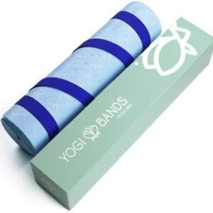 Premium TPE Yoga Mat - Body Alignment Guide Lines and Non-Slip Grip - Perfect for Home Exercise and Gym Workout - Light, Portable, Compact - Travel-Friendly Shoulder Strap