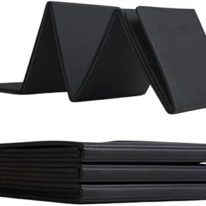 Polyfit Foldable Yoga Mat for Travel and Home Workouts - 7mm Thick - Lightweight, Packable, and Easy to Store - Folding Workout Mat for Women & Men - For Stretching, Yoga & Pilates