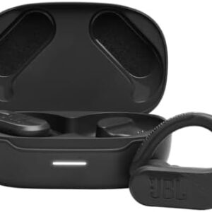 JBL Endurance Peak 3 - Dust and Water Proof (IP68) True Wireless Active Earbuds, Pure Bass Sound, Up to 50 Total Hours of Playback with Speed Charge, Ambient Aware & Talk Thru (Black)