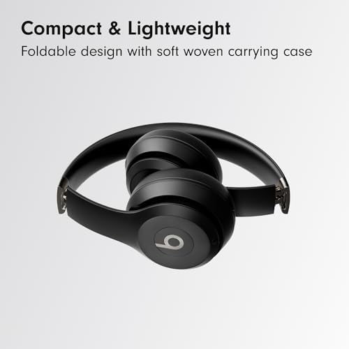 Beats Solo 4 - Wireless Bluetooth On-Ear Headphones, Apple & Android Compatible, Up to 50 Hours of Battery Life - Matte Black - Image 5
