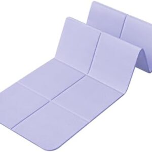 Foldable Yoga Mat for Travel 72"x 31.5"x 0.31"Inch, 8mm Thick Folding Exercise Mat, Non-slip Pilates Mat for Women & Men, Travel Yoga Mat Packable for Workout and Fitness