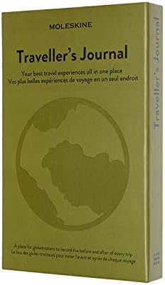 Moleskine Passion Journal, Travel, Hard Cover, Large (5" x 8.25") Elm Green, 400 Pages