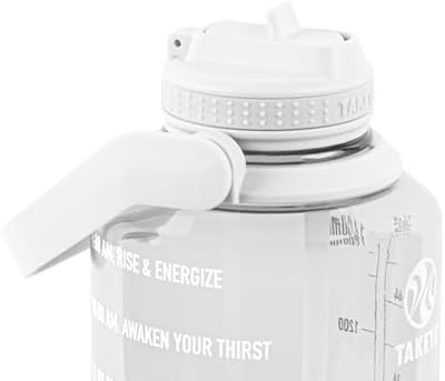 Takeya 885395541426 Tritan Bottle, Straw Lid and Extra Large Carry Handle Cloud White 64oz - Image 3