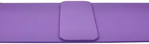 All Purpose 1/2-Inch Extra Thick High Density Anti-Tear Exercise Yoga Mat and Knee Pad with Carrying Strap and Optional Yoga Blocks, Multiple - Image 4
