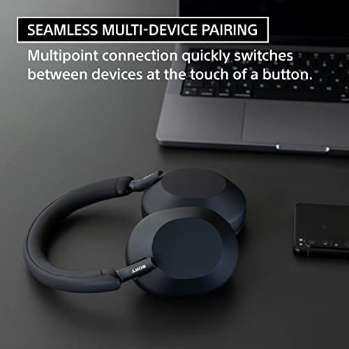 Sony WH-1000XM5 Premium Noise Canceling Headphones, Auto NC Optimizer, 30-Hour Battery, Alexa Voice Control, Black - Image 7