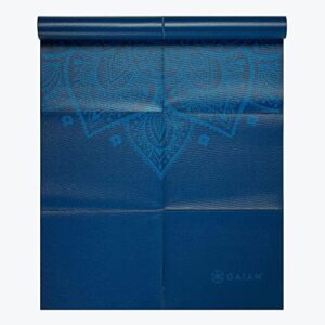 Gaiam Yoga Mat - Folding Travel Fitness & Exercise Mat - Foldable Yoga Mat for All Types of Yoga, Pilates & Floor Workouts (68"L x 24"W x 2mm Thick)