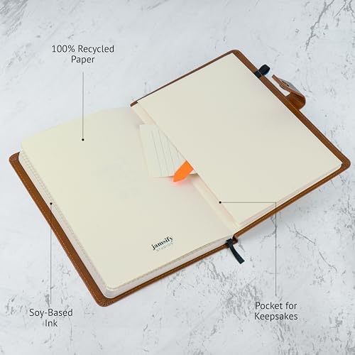 Travel Journal with Prompts - Vegan Leather Adventure Essential - Page-A-Day Travel Journal for Women Men Nonbinary - A5 Daily Diary & Traveler Notebook - Gift - Present - Image 4