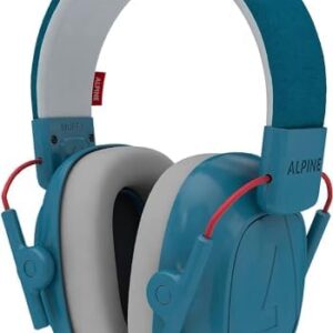 Alpine Muffy Kids - Hearing Protection - CE & ANSI Certified - Adjustable for Ages 3-16 years - Noise Cancelling Headphones - 25dB Sound Reduction Ideal for Protection and Concentration Aid - Blue
