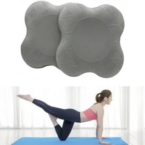Yoga Knee Guards (Set of 2) - Male and Female Yoga Props and Accessories for Fitness, Travel, Meditation, Kneeling, Balance, Floor, Pilates Pads for Knee and Elbow