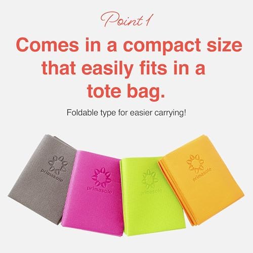 4mm Thick Yoga Mat - Foldable Pilates Mat for Travel, Easy to Carry to Class, Beach & Park - Tear-Resistant, Lightweight for Picnics - Forest Green - Image 2
