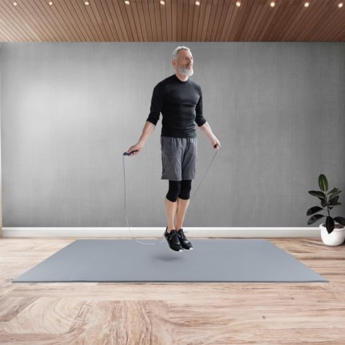 Large Yoga Mat - 6’x4’ Wide Exercise Mat - 8mm Thick Non-Slip Workout Mat - Image 8