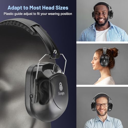 2 Pack 34dB Noise Canceling Headphones For Shooting, Hearing Protection Earmuffs, Ear Protection Headphones, Thickened Headband Ear Muffs For Noise Reduction For Shooting, Construction,Mowing - Image 4