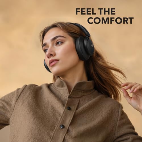 soundcore Life Q30 by Anker, Hybrid Active Noise Cancelling Headphones with Multiple Modes, Hi-Res Sound, Custom EQ via App, 50H Playtime, Comfortable Fit, Bluetooth, Multipoint Connection - Image 4