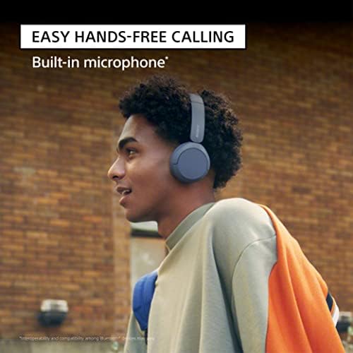 Sony WH-CH520 Wireless Headphones Bluetooth On-Ear Headset with Microphone, Blue - Image 4