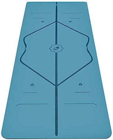 Liforme Travel Yoga mat – Patented Alignment System, Warrior-Like Grip, Non-Slip, Eco-Friendly, Ultra-Lightweight and Sweat Resistant, Made with Natural Rubber