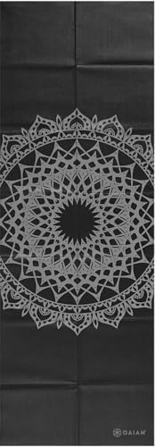 Gaiam Yoga Mat Folding Travel Fitness & Exercise Mat | Foldable Yoga Mat for All Types of Yoga, Pilates & Floor Workouts, Midnight Marrakesh, 2mm - Image 2