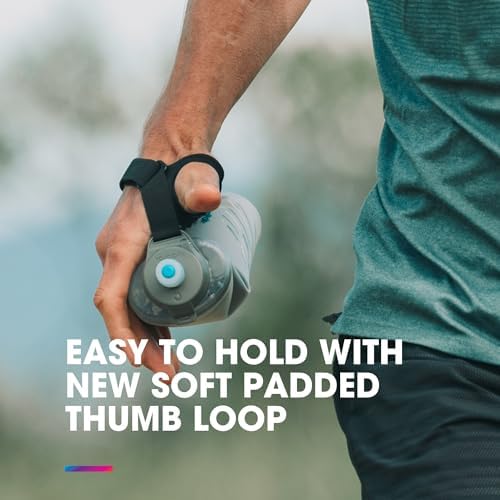 HydraPak SkyFlask Speed - Collapsible Handheld Running Water Bottle (350ml, 500ml, 500ml Insulated) - Adjustable Strap, Lightweight, Spill-Proof Cap - Image 4
