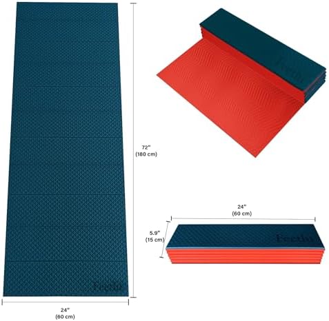 Foldable Yoga Exercise Mat – Lightweight, Anti-Slip, and Easy to Store for Yoga, Pilates, Home Workouts, and Floor Exercises - Image 2