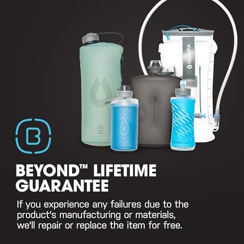 HydraPak Tempo Pro 525ml - Handheld Running Squeeze Bottle for Training and Race Day Hydration with Removable Strap (525ml/17oz) - White - Image 6