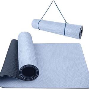 IUGA Yoga Mat Non Slip Anti-tear Yoga Mats Eco Friendly Hot Yoga Mat Thick Workout & Exercise Mat for Yoga, Pilates and Fitness (72"x 24"x 6mm)