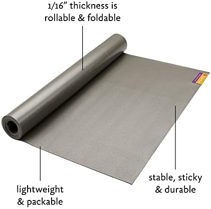 Hugger Mugger Tapas Travel Yoga Mat - Super Portable and Durable, Textured Sticky Surface, May be Folded or Rolled, Packable, Economical - Image 2