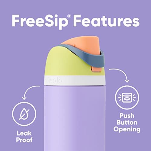 Owala FreeSip Insulated Stainless Steel Water Bottle with Straw, BPA-Free Sports Water Bottle, Great for Travel, 32 Oz, Denim - Image 3
