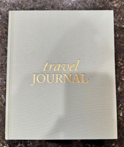DUNCAN & STONE PAPER CO. Travel Journals - Elegant Journaling Notebook To Record All Your Travel Fun, & More - 110 Page Linen Hardcover Journal For Up To 15 Trips (Sage Green) - Image 2