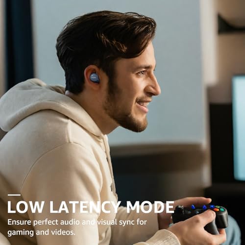 TOZO Hybrid Active Noise Cancelling Wireless Earbuds, 6 Mics ENC Clear Call, IPX8 Waterproof, in Ear Bluetooth 5.3 Headphones Stereo Bass Ear Buds 59H Playtime with LED Display 32 EQs via APP - Image 8