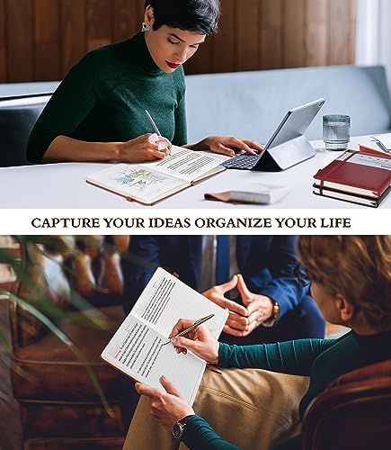 Lined Journal Notebook for Writing, A5 100 GSM Thick Paper, Leather Hardcover Journal for Woman Men, Travel Journal Diary 160 Pages(5.75'' X 8.38''Brown) - Image 8