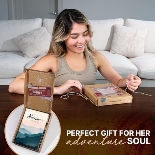 3-in-1 Travel Journal for Women - My Adventure Book, Travelers Notebook, Scrapbook & Bucket List Gifts for People Who Travel A Lot With Prompts - Cruise & Camping Essentials Planner Accessories Diary - Image 2