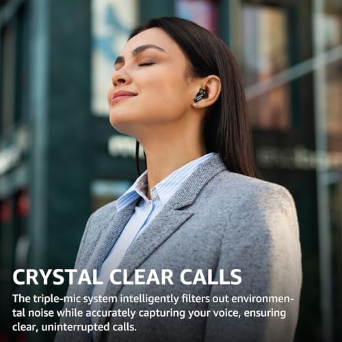 TOZO Hybrid Active Noise Cancelling Wireless Earbuds with 6 Mics AI Clear Call Ear Buds 55H Playtime with LED Display 32 Preset EQs via APP Bluetooth 5.3 IPX8 Waterproof in Ear Headphones - Image 8