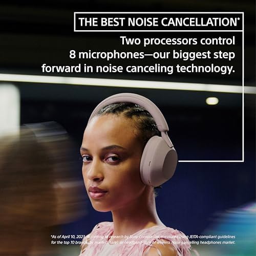 Sony WH-1000XM5 Premium Noise Canceling Headphones, Auto NC Optimizer, 30-Hour Battery, Alexa Voice Control, Black - Image 3