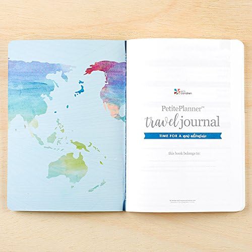 Erin Condren Designer Petite Planner - Travel Petite Planner, Includes Flight Schedule Details, Packing List by Category, Journaling for Experiences, and Spending 5.7x8.25 - Image 2