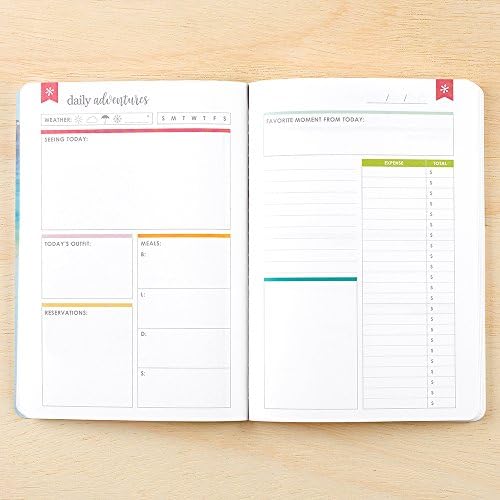 Erin Condren Designer Petite Planner - Travel Petite Planner, Includes Flight Schedule Details, Packing List by Category, Journaling for Experiences, and Spending 5.7x8.25 - Image 4