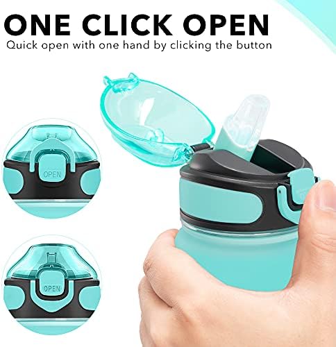 Enerbone 32 oz Drinking Water Bottle with Times to Drink and Straw, Motivational with Carrying Strap, Leakproof BPA & Toxic Free, Ensure You Drink Enough Water for Fitness Gym Outdoor - Image 5