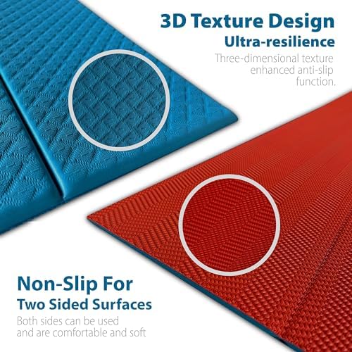 Foldable Yoga Exercise Mat – Lightweight, Anti-Slip, and Easy to Store for Yoga, Pilates, Home Workouts, and Floor Exercises - Image 3