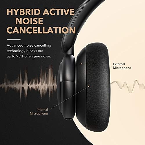 soundcore Life Q30 by Anker, Hybrid Active Noise Cancelling Headphones with Multiple Modes, Hi-Res Sound, Custom EQ via App, 50H Playtime, Comfortable Fit, Bluetooth, Multipoint Connection - Image 3