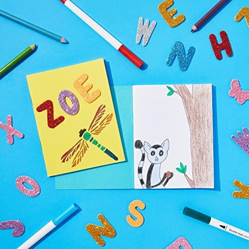 24 Pack Blank Books for Kids to Write Stories, A6 Colorful Notebooks Bulk, 4.3x5.5 in Unlined Travel Journals Scrapbooks for Students Sketching - Image 2