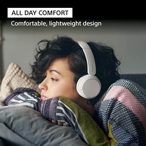 Sony WH-CH520 Wireless Headphones Bluetooth On-Ear Headset with Microphone, Blue - Image 3