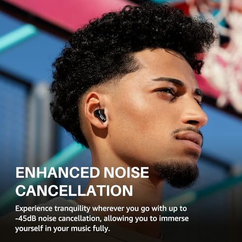 TOZO Hybrid Active Noise Cancelling Wireless Earbuds with 6 Mics AI Clear Call Ear Buds 55H Playtime with LED Display 32 Preset EQs via APP Bluetooth 5.3 IPX8 Waterproof in Ear Headphones - Image 7