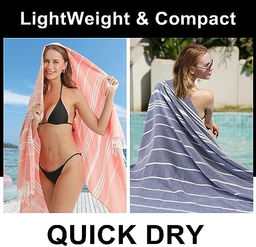 Giant Huge Thin Boho Throw Blanket Turkish Beach Blanket Towel Jumbo Extra Large XL XXL Big Oversized Outdoor Picnic Accessories Airplane Travel Essentials Camping Gears Must Haves Yard Yoga Mat Aqua - Image 3