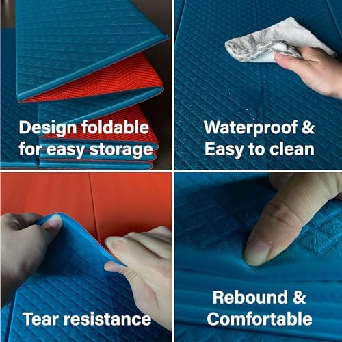 Foldable Yoga Exercise Mat – Lightweight, Anti-Slip, and Easy to Store for Yoga, Pilates, Home Workouts, and Floor Exercises - Image 4